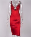 Robe brillante avec dentelle 2