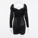 Rochie strălucitoare cu umerii căzuți 10