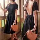 Vestido de verano con espalda abierta A1462 3