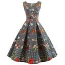 Vestido de verano con falda ancha. 4