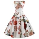 Vestido de verano con falda ancha. 8