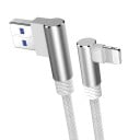 Lomený dátový kábel pre Apple Lightning na USB 1