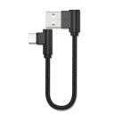 Vinklad USB / USB-C datakabel 20 cm 1