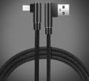 Vinklad kabel för USB till Micro USB 1