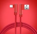 Vinklad kabel för USB till Micro USB 2
