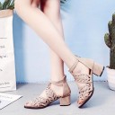 Lyxiga damsandaler med strass 10