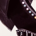 Lyxiga damsandaler med strass 14