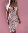 Mini rochie de paiete de lux 5