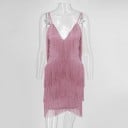 Mini rochie de lux cu franjuri 4