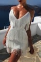 Mini rochie de lux cu franjuri 7