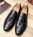 Lyxiga loafers för män J1377 6