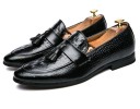 Lyxiga loafers för män J1377 11