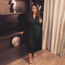 Vestido plisado de lujo 4