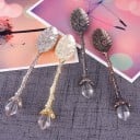 Cuchara con piedra decorativa 8