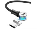 Magnetisk USB-kabel med roterande kontakt K650 2