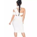 Vestido midi de vendaje A1442 6