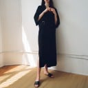 Vestido midi negro 4