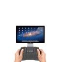 Mini bezdrôtová klávesnica s touchpadom K368 4