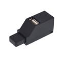 Mini Portable USB 2.0 HUB med 3 portar 2