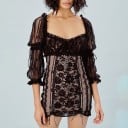 Rochie mini din dantela 5