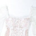 Rochie mini din dantela 8