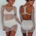 Mini rochie translucidă 1