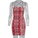 Rochie mini cu model șarpe 1