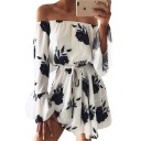 Rochie mini cu flori A2760 5