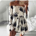 Rochie mini cu flori A2760 6
