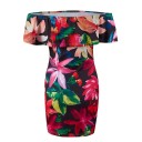 Mini rochie cu flori A2761 3