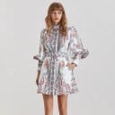 Rochie mini cu mâneci largi 2