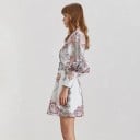 Rochie mini cu mâneci largi 6