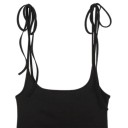 Rochie mini cu bretele de cravată 4