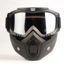 Motorcykelglasögon med mask 1