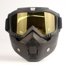Motorcykelglasögon med mask 2