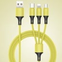 USB till Micro USB / USB-C / Lightning laddningskabel 1,2 m 5