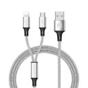 USB-laddningskabel för Micro USB / Lightning 4