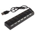 Laddare 7 USB-portar med switchar 1