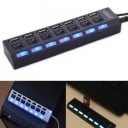 Laddare 7 USB-portar med switchar 2
