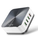 Laddare 8 USB-portar Snabbladdning 1