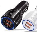 Nabíječka do auta 2x USB 3