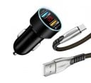 Nabíječka do auta Dual USB s kabelem K817 1