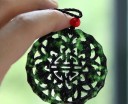 Halsband med amulett D653 2