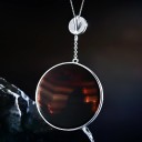 Halsband med runt hänge D721 5