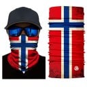 Halsduk med flaggtryck 9
