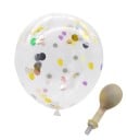 Födelsedagsballonger med konfetti - 5 st 1