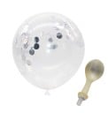 Födelsedagsballonger med konfetti - 5 st 3