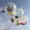 Födelsedagsballonger med konfetti - 5 st 8