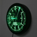 LED väggklocka 2