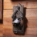 Vägghängd flasköppnare med westernmotiv 2